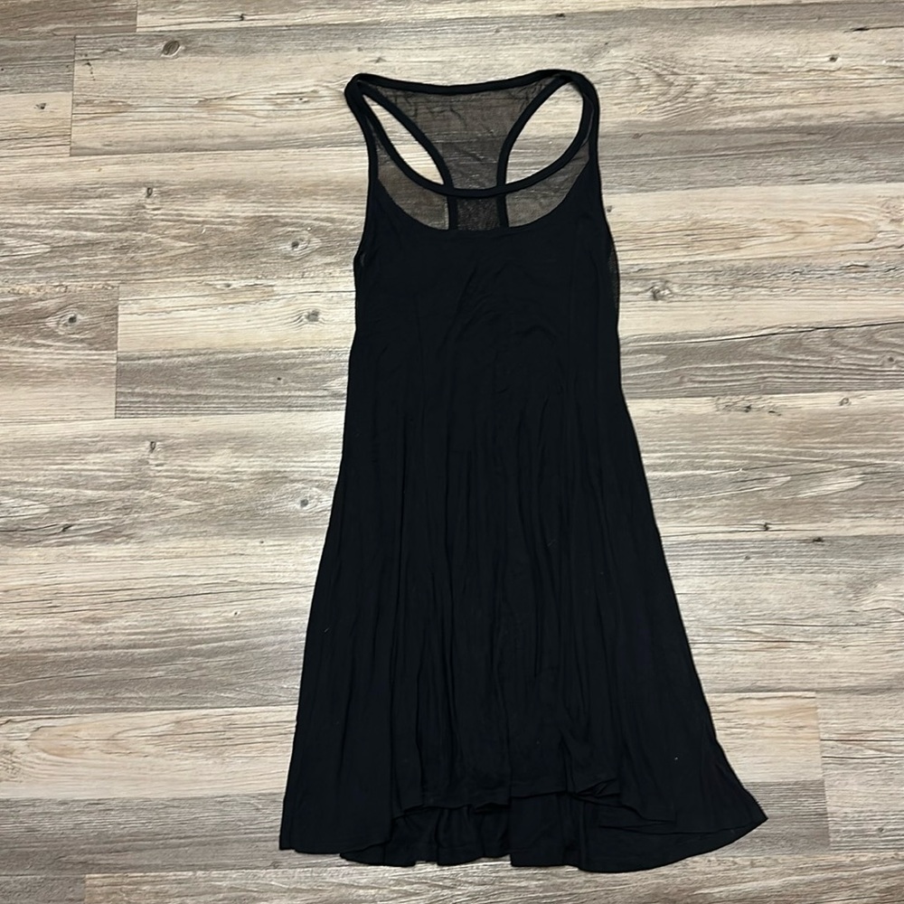 Urban outfitters silence + noise black dress with mesh